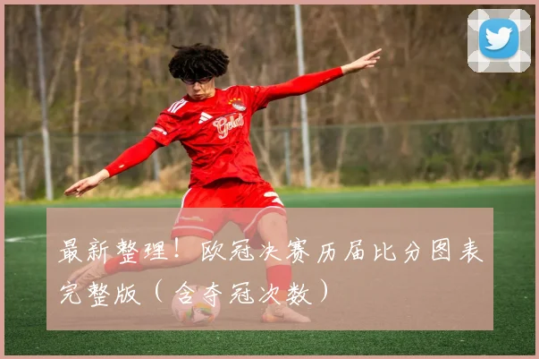 最新整理！欧冠决赛历届比分图表完整版（含夺冠次数）